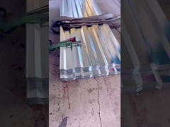 Prepintado de color recubierto de hoja GI 4x8 Techo de metal corrugado 18 20 22 Gauge